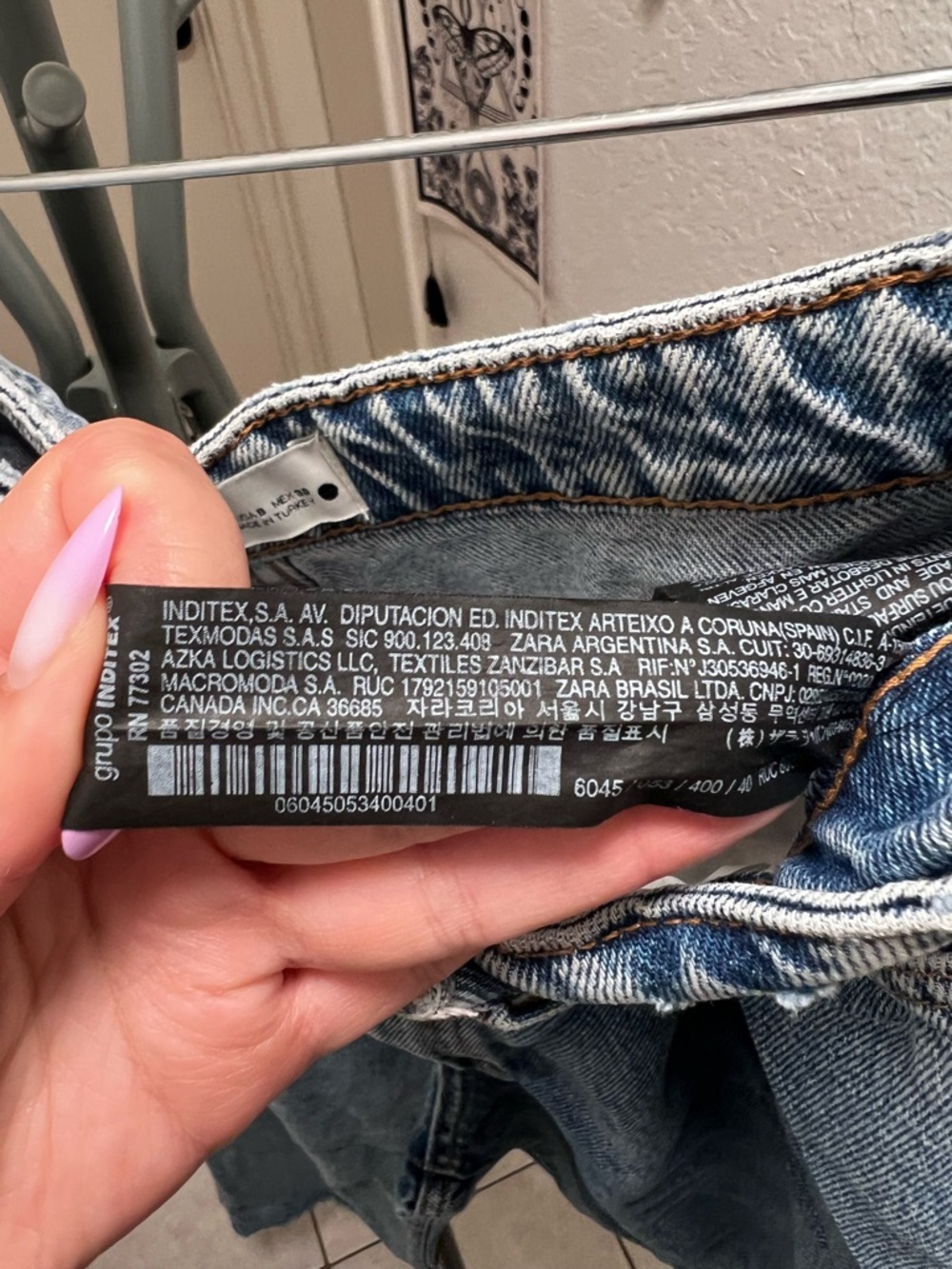 Zara high waisted wide leg jeans - Picture 4 of 4